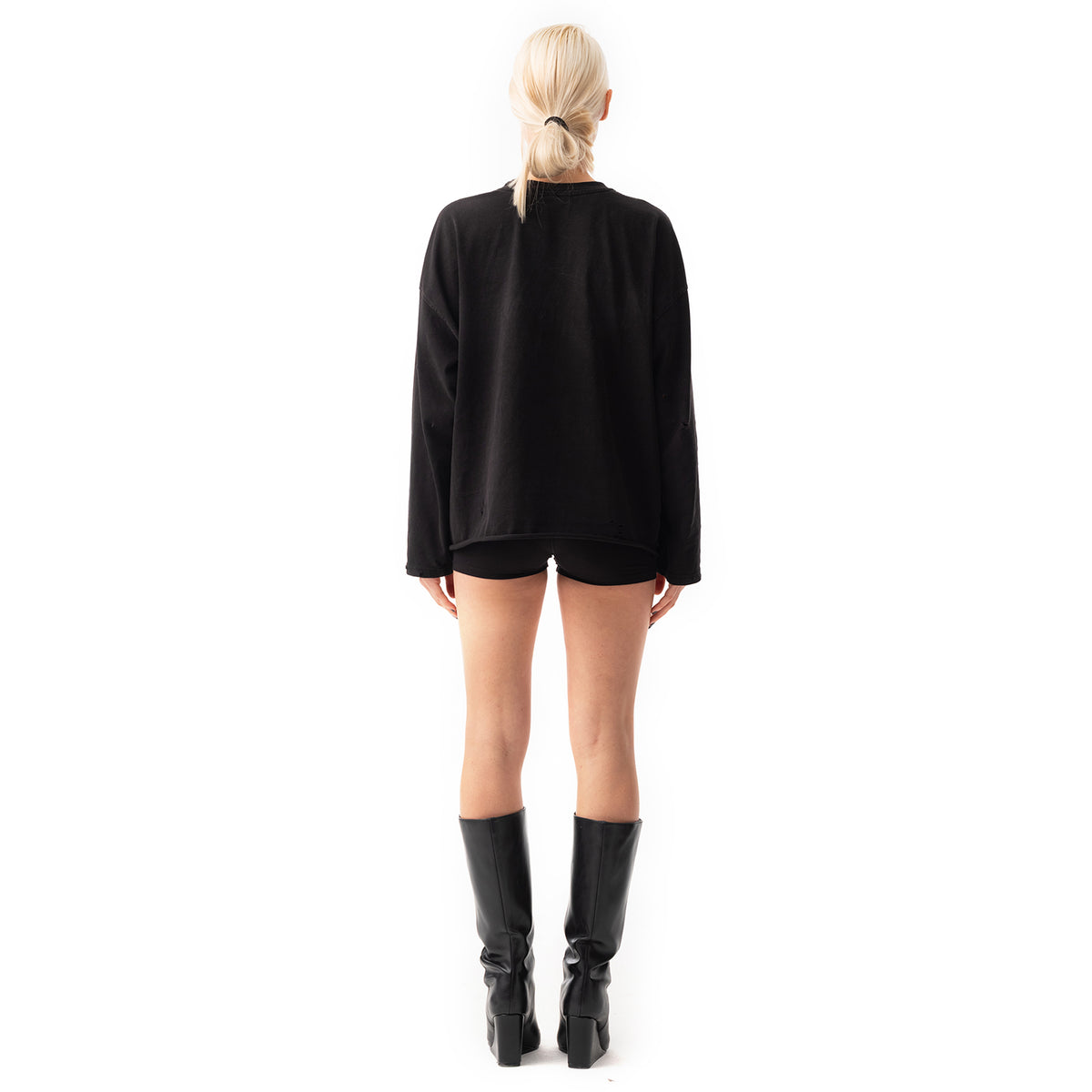 DISTRESSED WASHED SAMPLE LONGSLEEVE