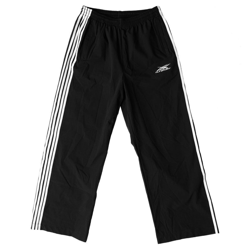 4 STRIPES TRACK PANT BLACK ON WHITE