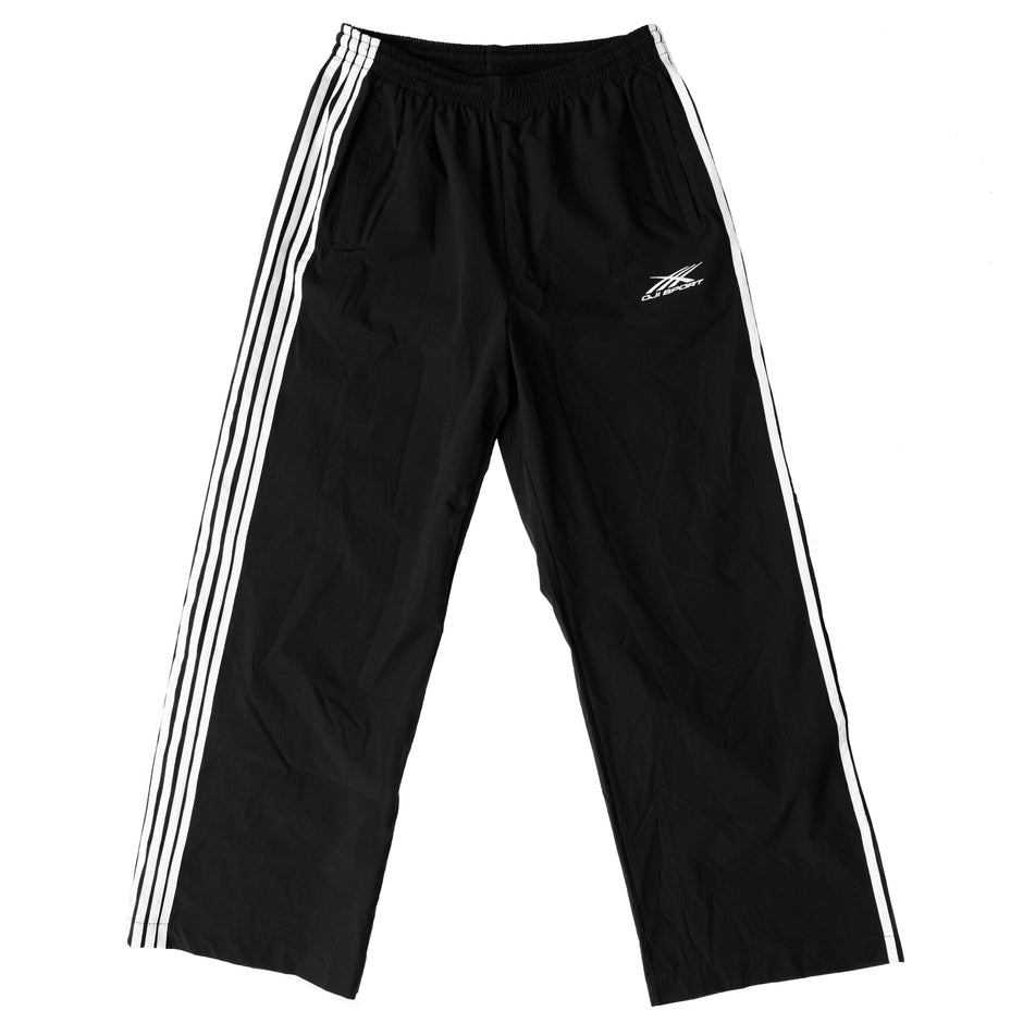 4 STRIPES TRACK PANT BLACK ON WHITE