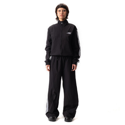 4 STRIPES TRACK PANT BLACK ON WHITE