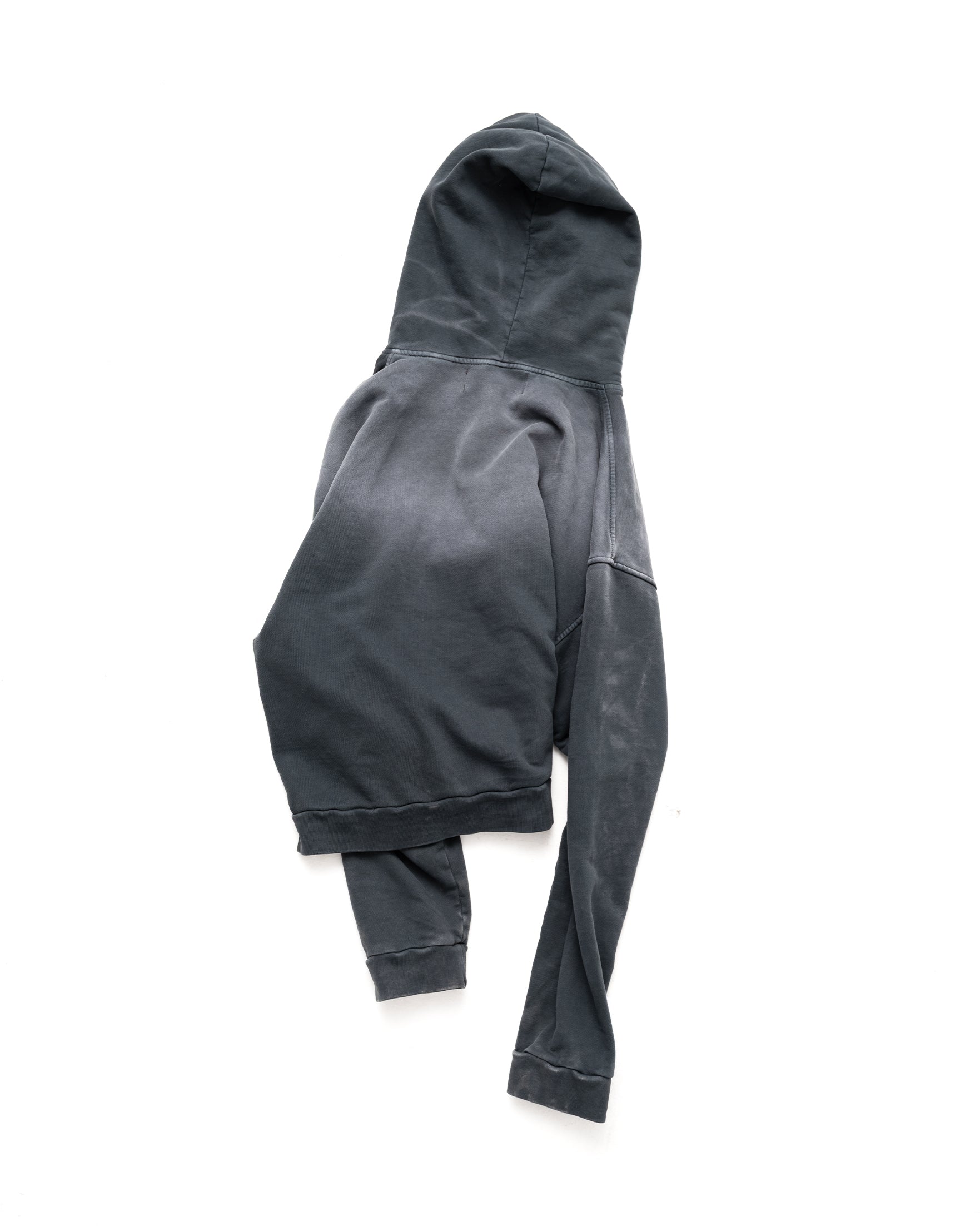 SPORT LOGO WASHED HOODIE DARK GREY